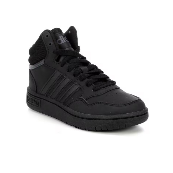 adidas Other - Adidas Kids Black Mid-Top Hoops 3.0K Basketball Sneakers